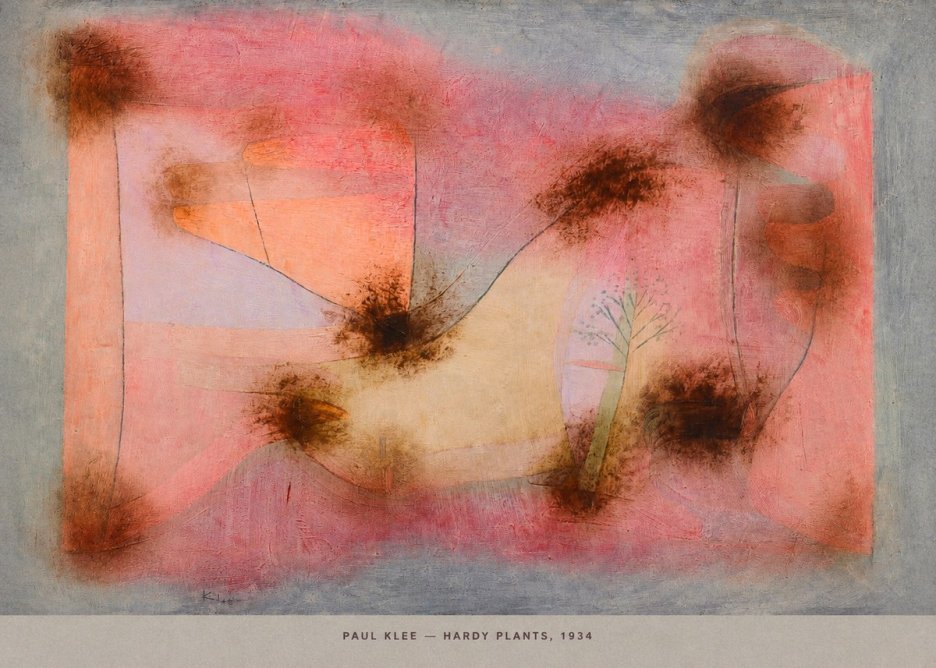 Paul Klee Hardy Plants II No6 - Poster