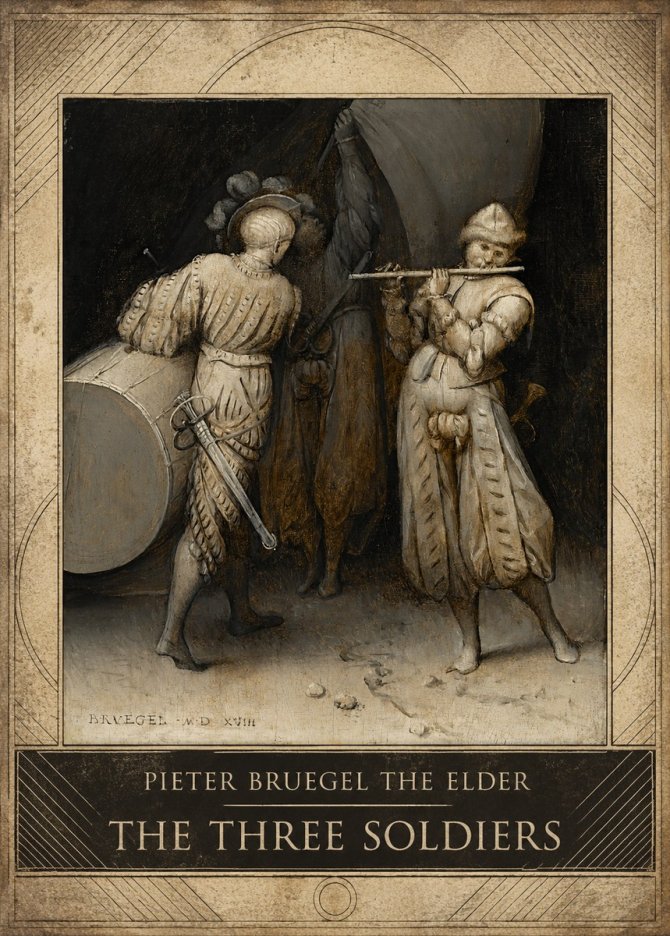 Pieter Bruegel The Three Soldiers No3 - Poster