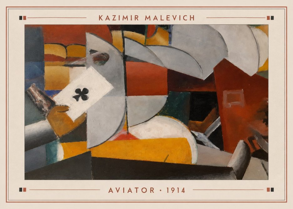 Kazimir Malevich Aviator No3 - Poster