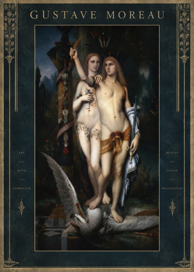 Gustave Moreau The Chimeras No5 - Poster
