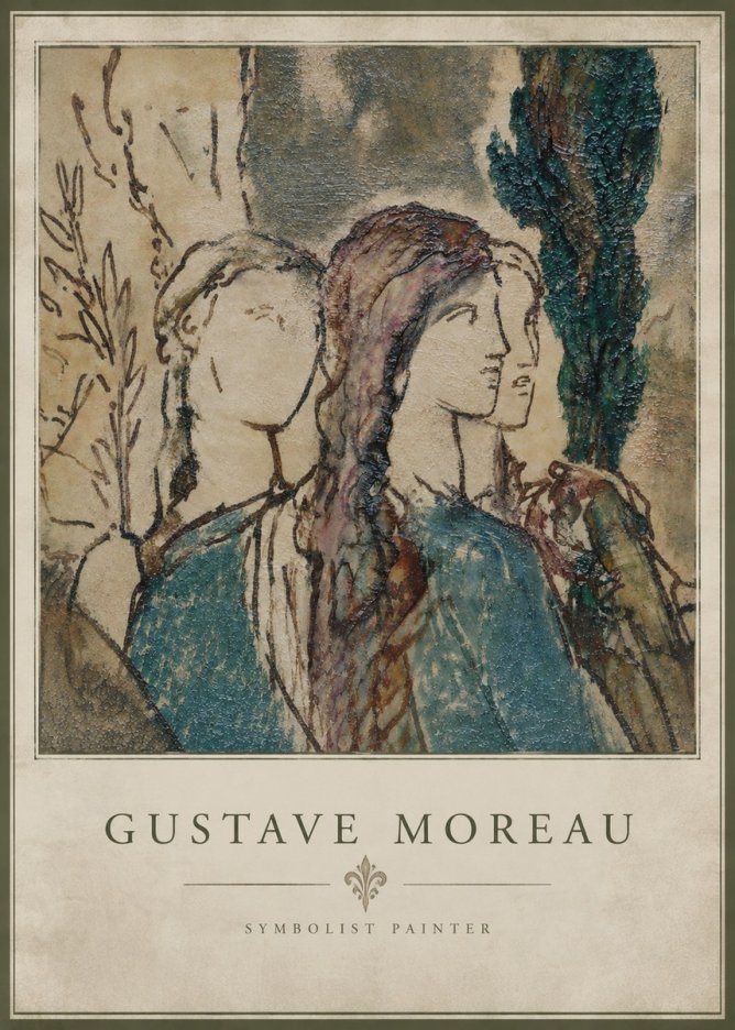 Gustave Moreau Untitled II No3 - Poster