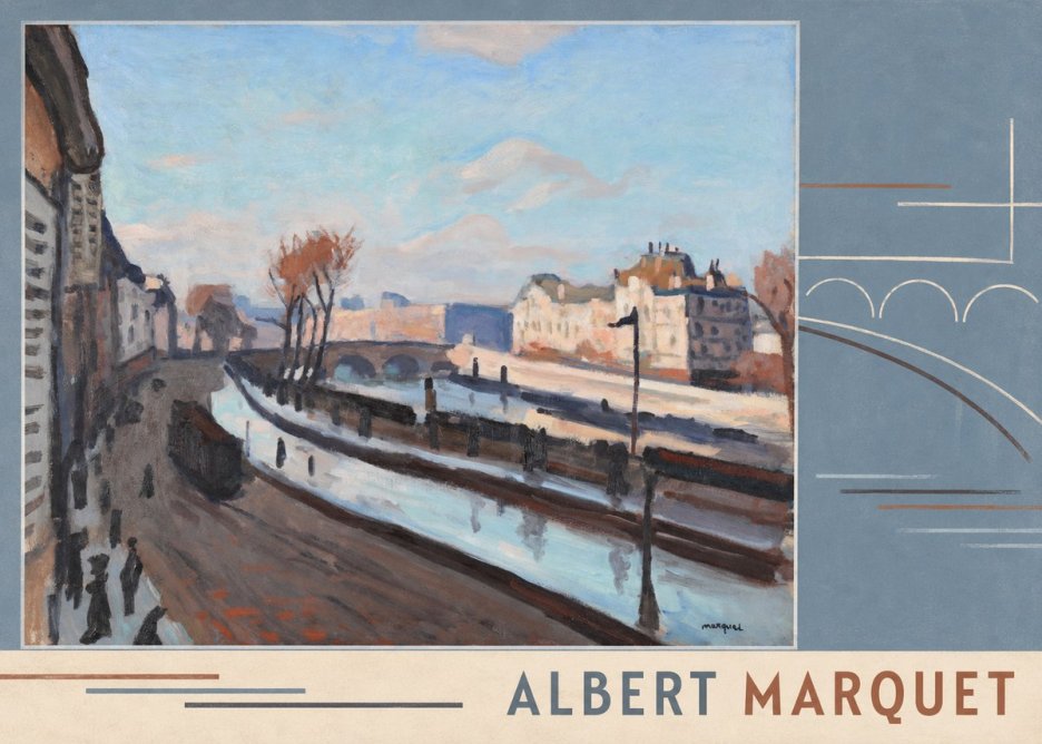 Albert Marquet Le Pont-neuf No4 - Poster