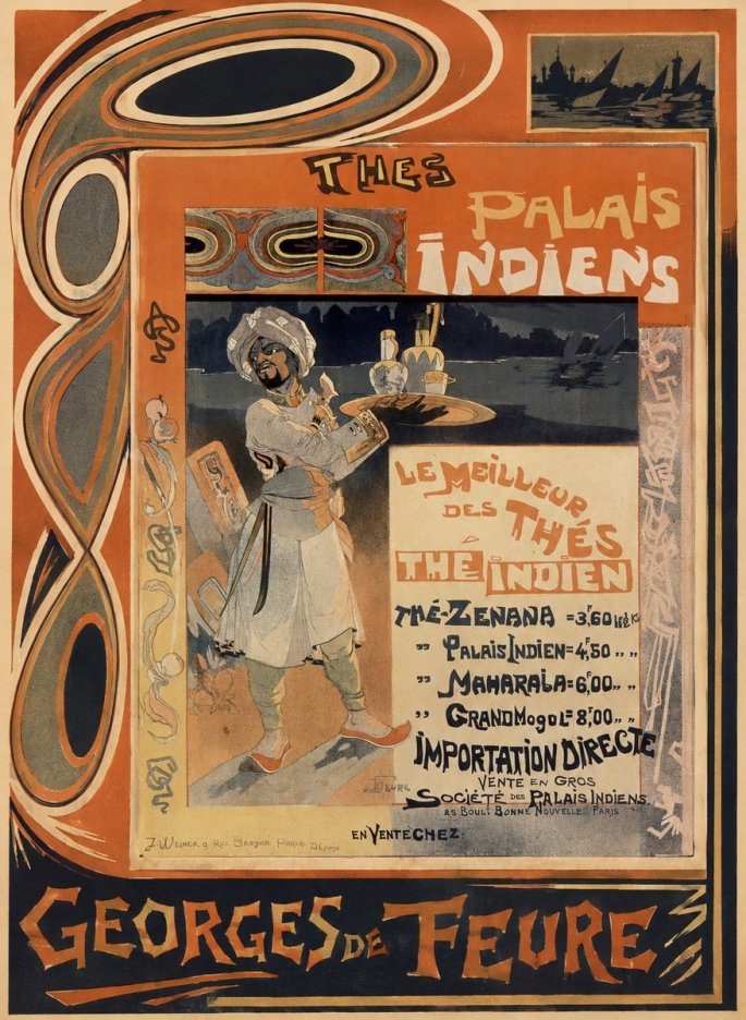 Georges de Feure Palais Indiens No5 - Poster
