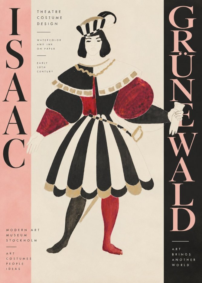 Isaac Grünewald Costume Design XI No4 - Poster