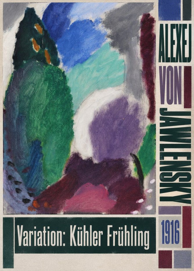 Alexej von Jawlensky Variation: Kühler Frühling No5 - Poster