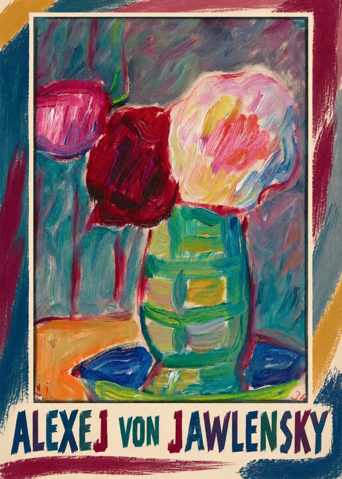 Alexej von Jawlensky Still Life with Flowers No1 - Poster