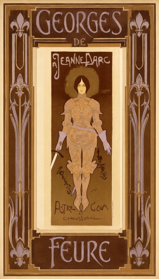 Georges de Feure Jeanne D'arc No5 - Poster
