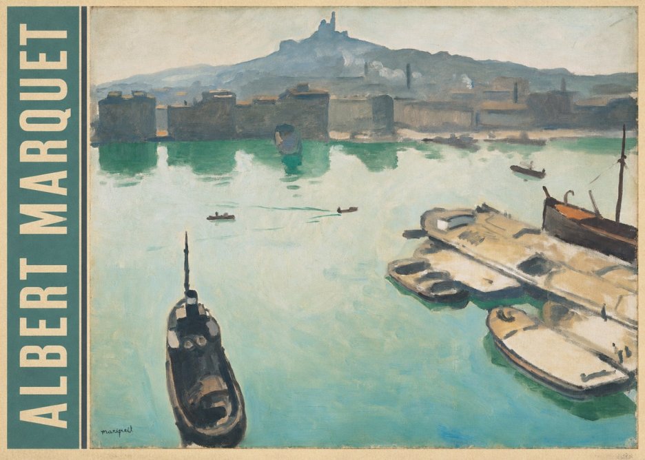 Albert Marquet Port of Marseille No2 - Poster
