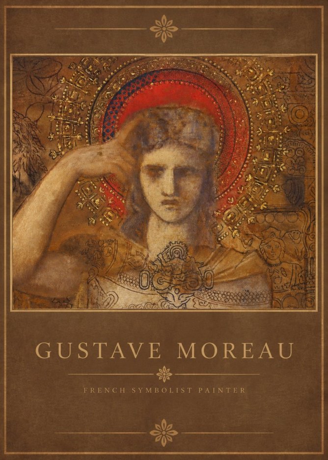 Gustave Moreau L'apparition II No2 - Poster