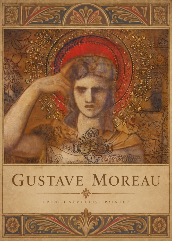 Gustave Moreau L'apparition II No6 - Poster