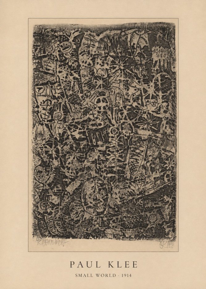 Paul Klee Small World No4 - Poster