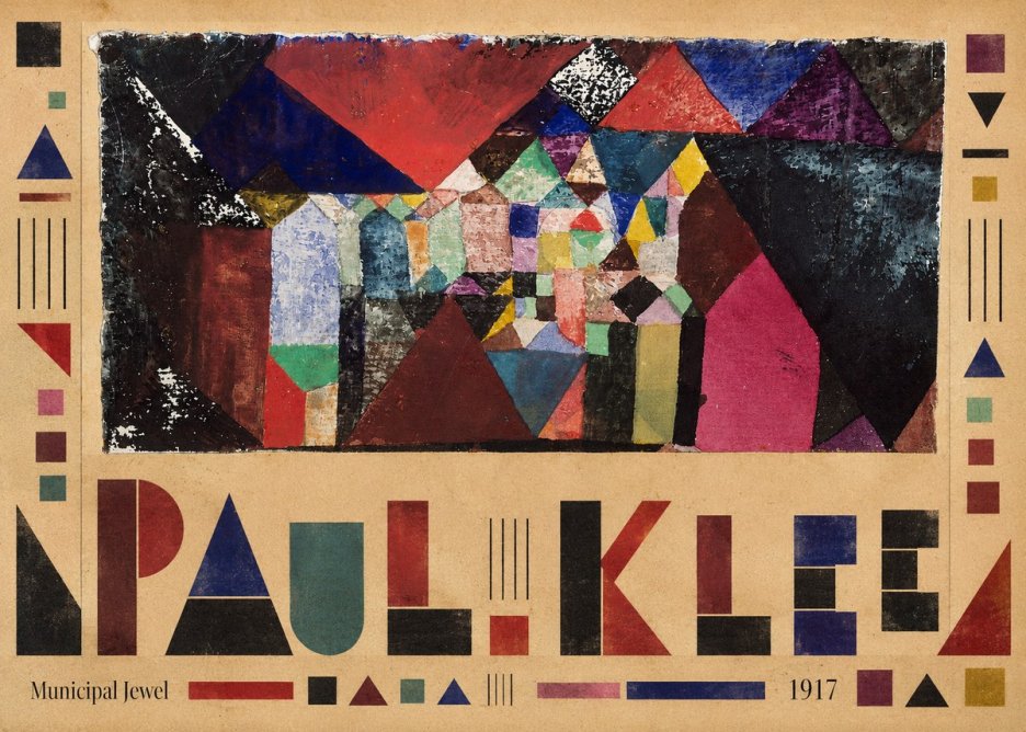 Paul Klee Municipal Jewel No5 - Poster