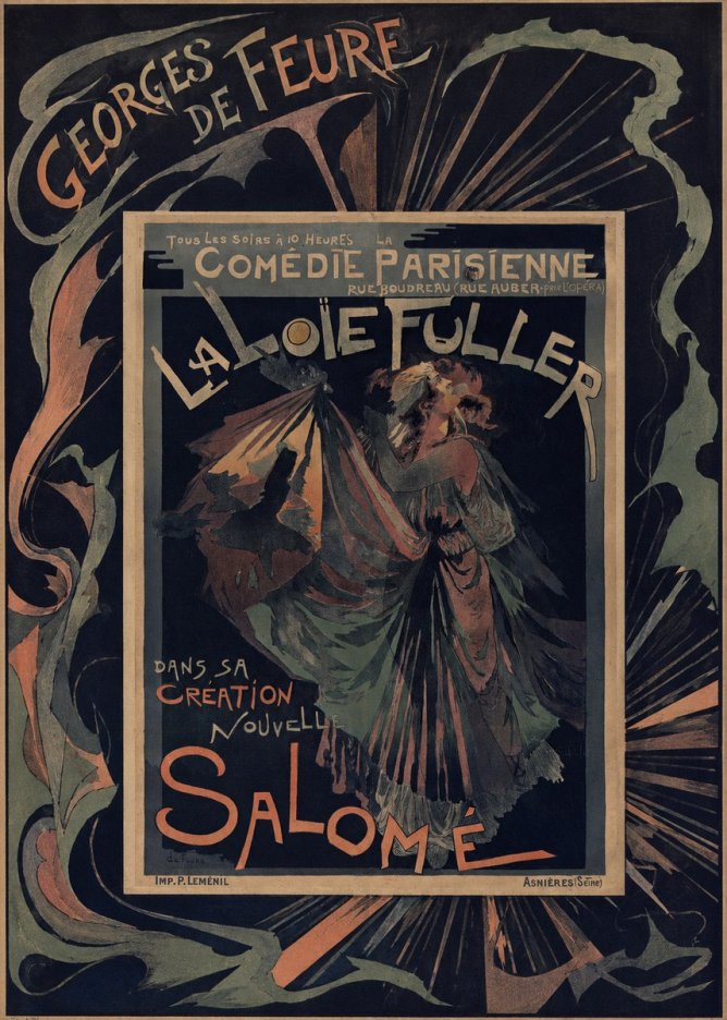 Georges de Feure La Loïe Fuller - Salomé III No4 - Poster
