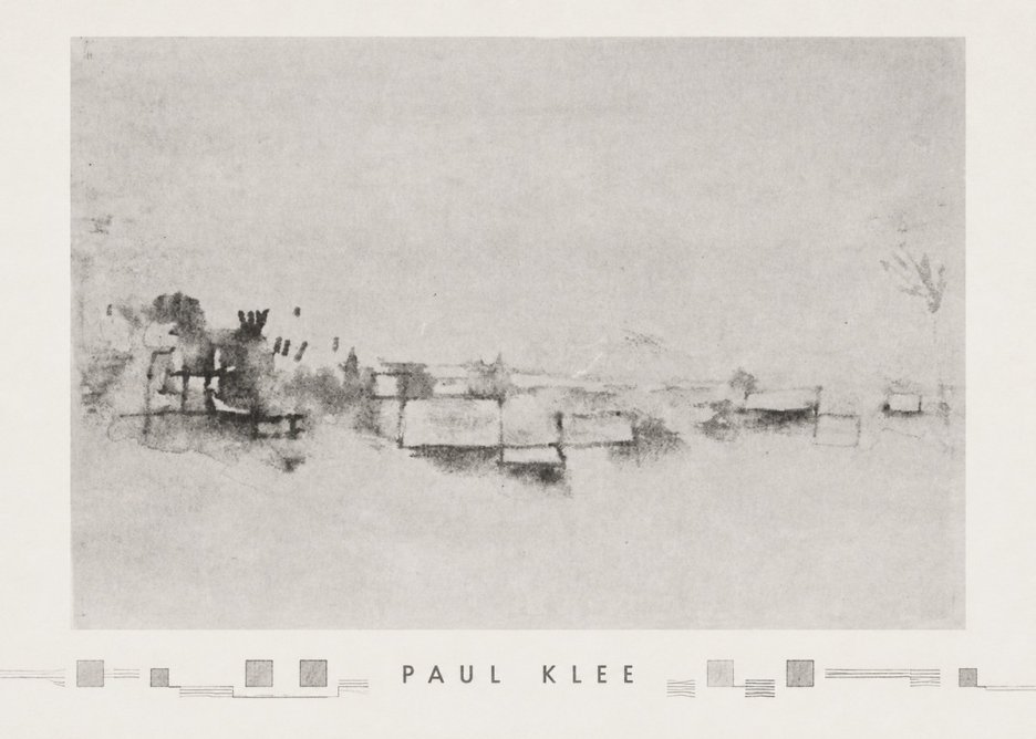 Paul Klee View of the Valley No3 - Poster