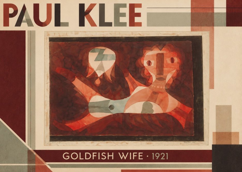 Paul Klee Goldfish Wife No4 - Poster