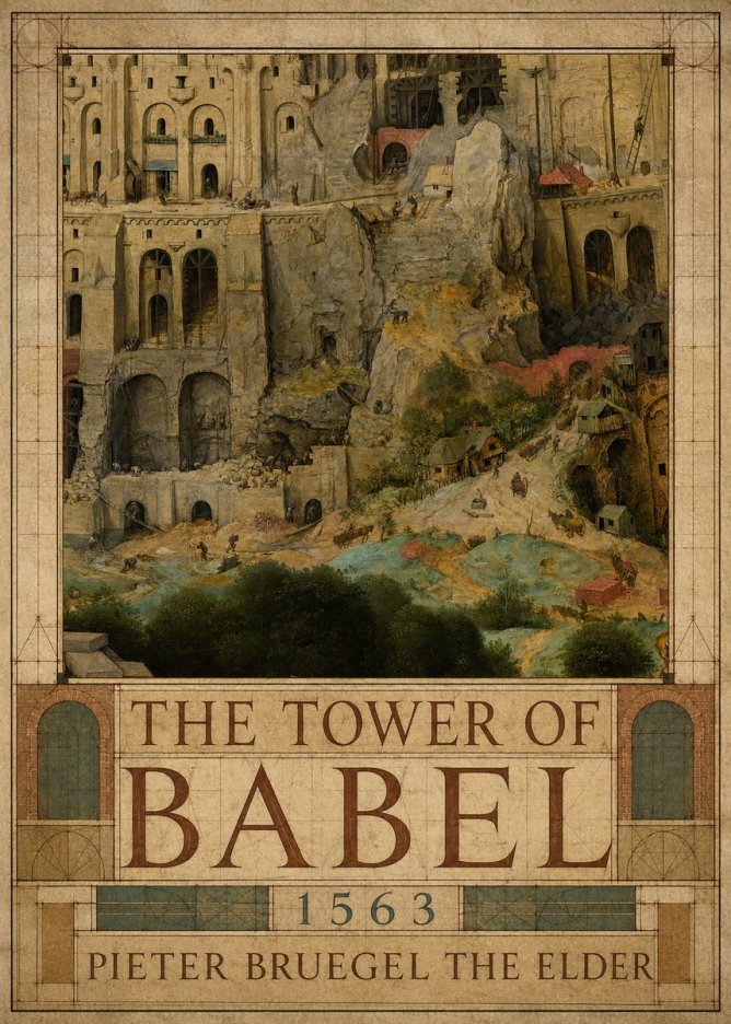 Pieter Bruegel The Tower of Babel XVII No2 - Poster