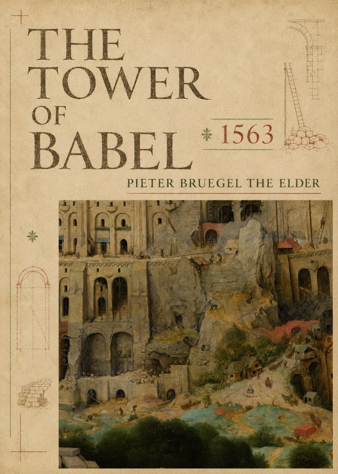 Pieter Bruegel The Tower of Babel XVII No5 - Poster