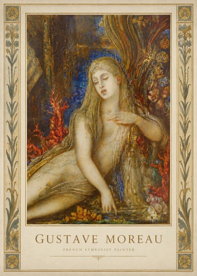 Gustave Moreau Galatea II No1 - Poster