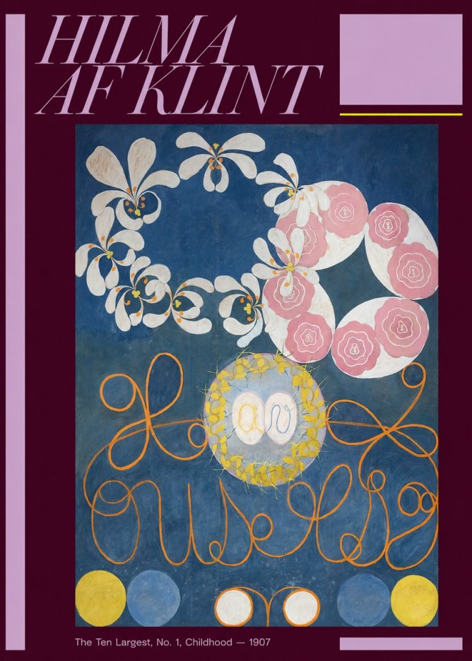 Hilma af Klint The Ten Largest, No. 1, Childhood I No6 - Poster