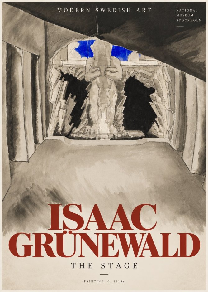 Isaac Grünewald The Stage No3 - Poster