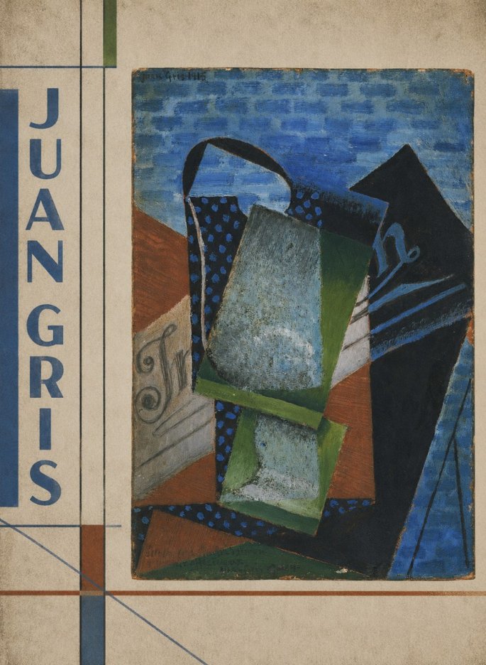 Juan Gris Still Life with Fruit Bowl and Bottle No2 - Poster