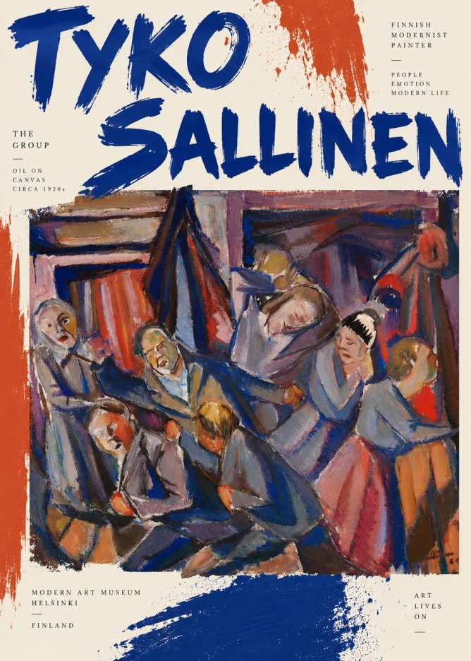 Tyko Sallinen The Group No3 - Poster
