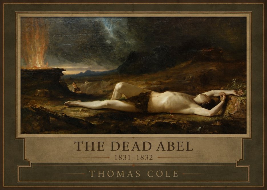 Thomas Cole The Dead Abel No1 - Poster