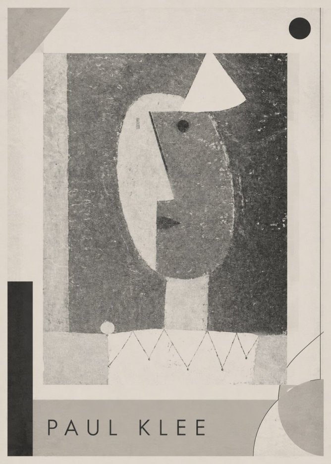 Paul Klee The Clown No1 - Poster