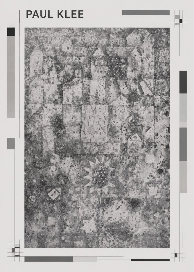 Paul Klee Town and Country No1 - Poster