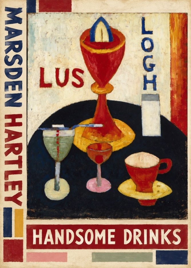 Marsden Hartley Handsome Drinks No2 - Poster