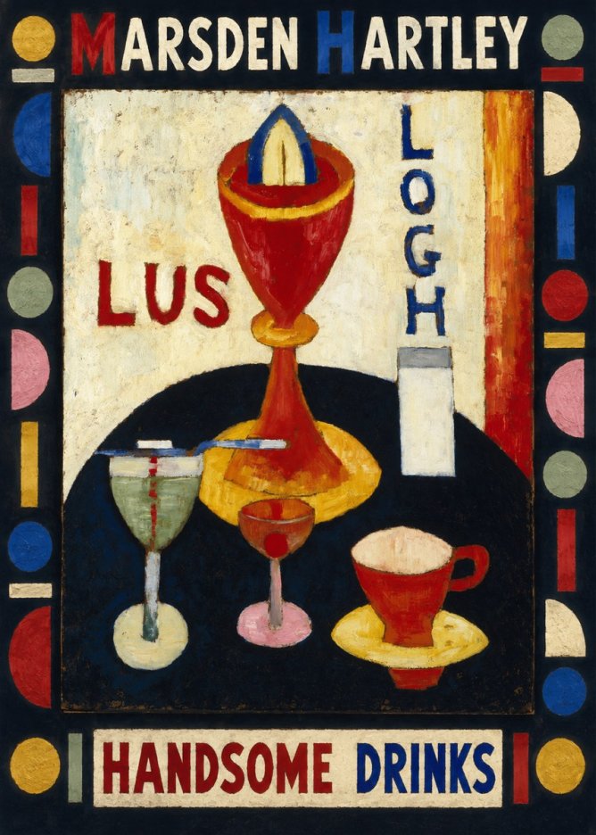 Marsden Hartley Handsome Drinks No3 - Poster