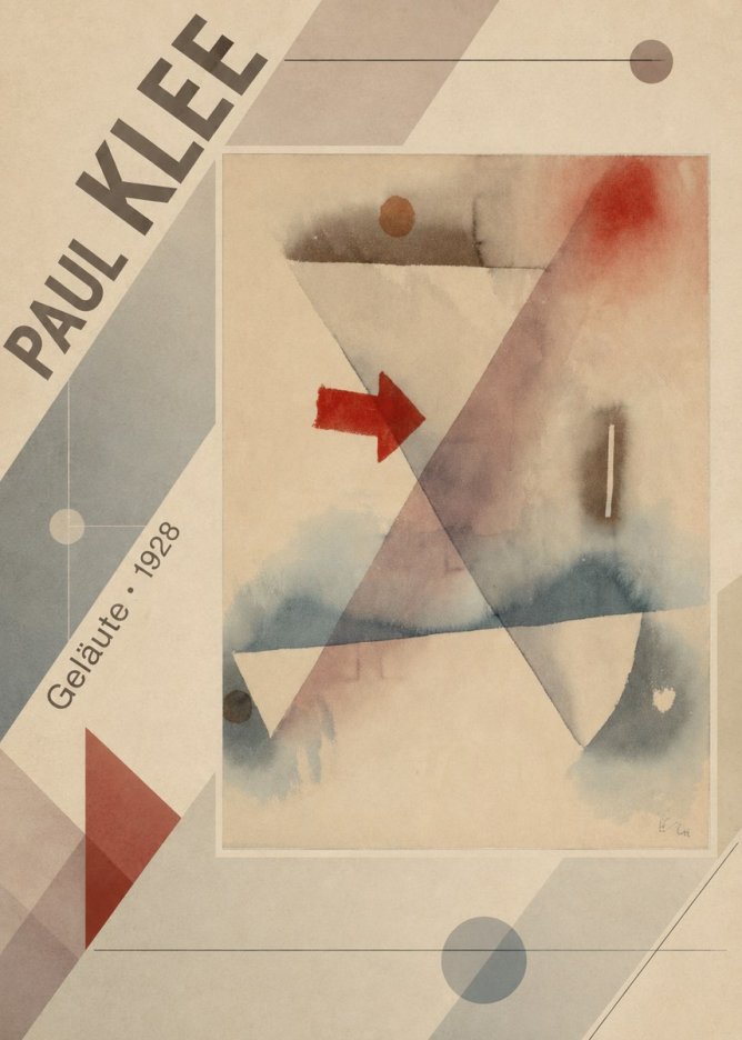 Paul Klee Geläute No6 - Poster