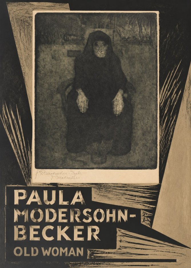 Paula Modersohn-Becker Old Woman No5 - Poster