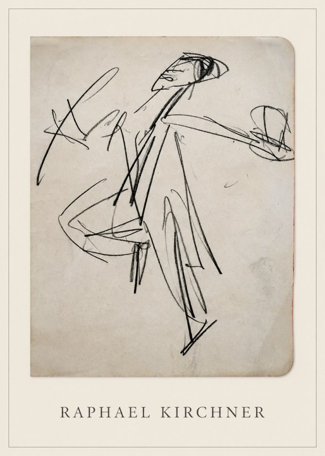 Raphael Kirchner Dynamic Dancer Sketch No4 - Poster