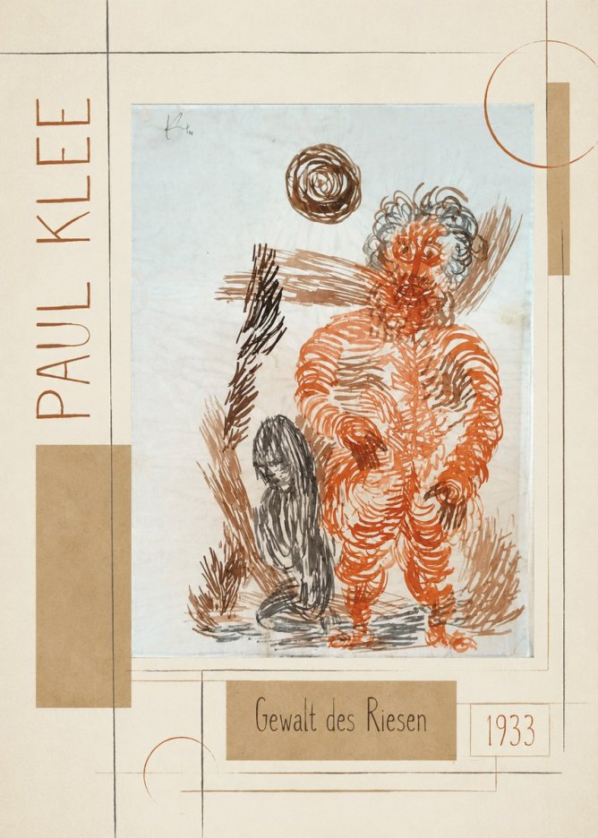 Paul Klee Gewalt Des Riesen II No2 - Poster