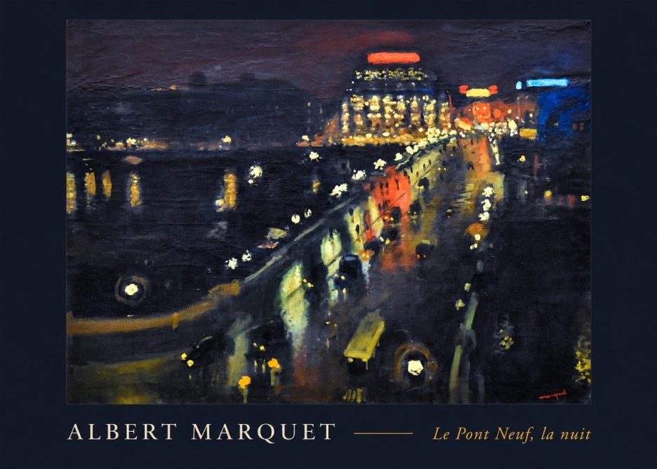 Albert Marquet Le Pont Neuf, La Nuit No2 - Poster