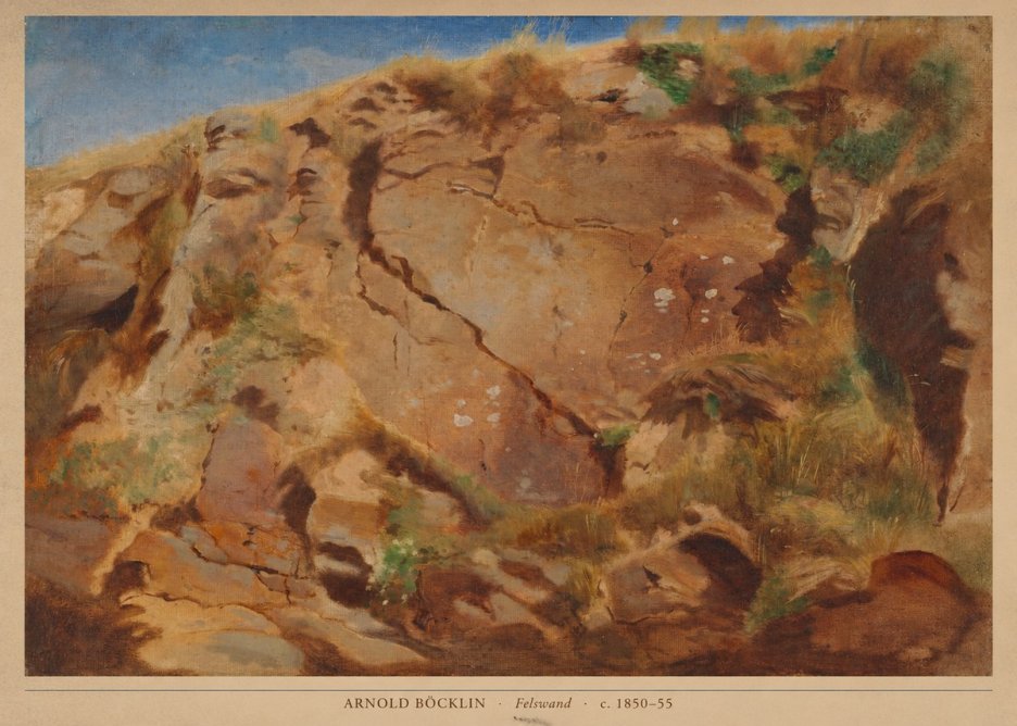 Arnold Böcklin Felswand No2 - Poster
