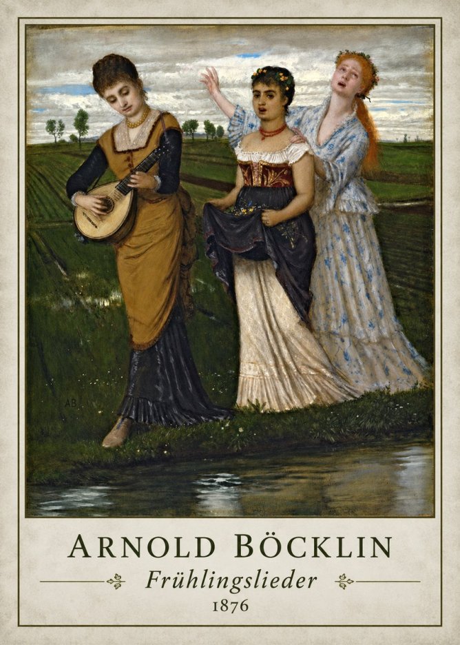 Arnold Böcklin Frühlingslieder No1 - Poster
