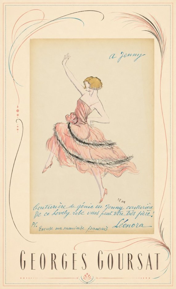 Georges Goursat A Jenny No4 - Poster