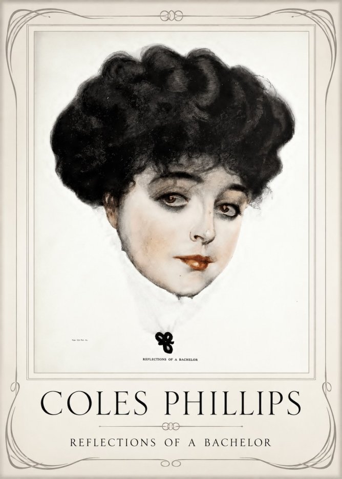 Coles Phillips Reflections of a Bachelor No1 - Poster