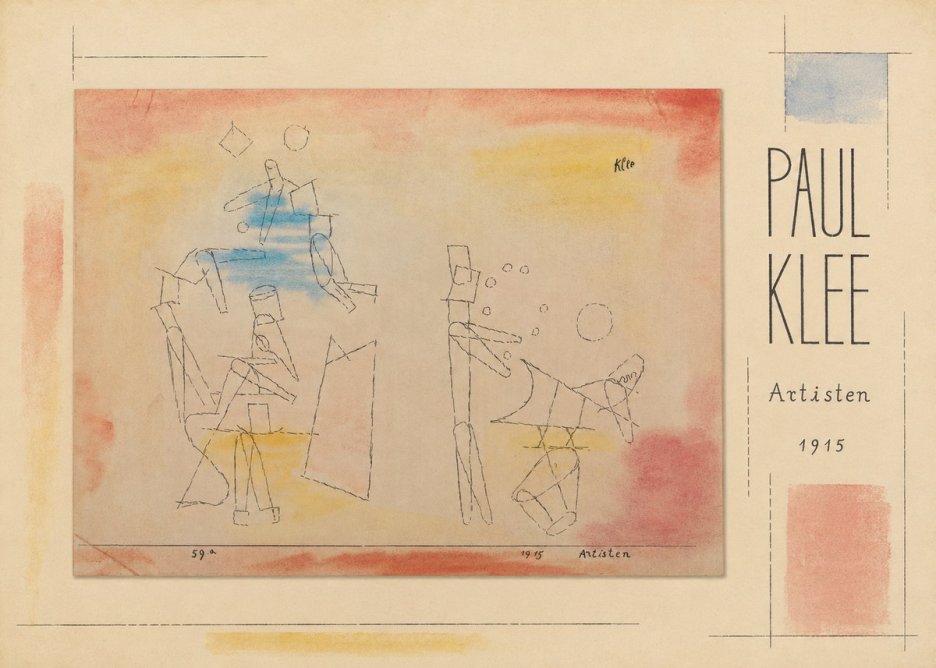 Paul Klee Artisten No5 - Poster