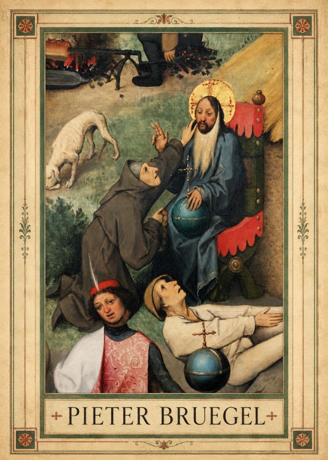 Pieter Bruegel The Adoration of the Magi - Detail No1 - Poster