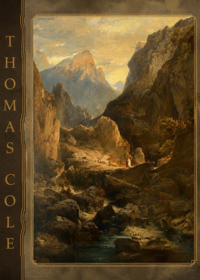 Thomas Cole The Mountain Ford No2 - Poster