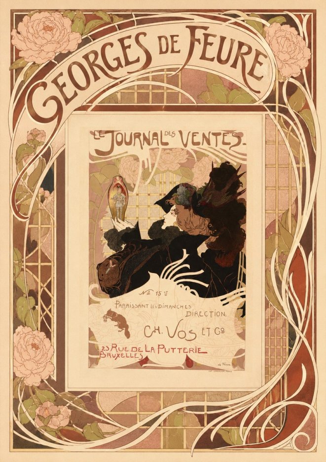 Georges de Feure Le Journal Des Ventes No3 - Poster
