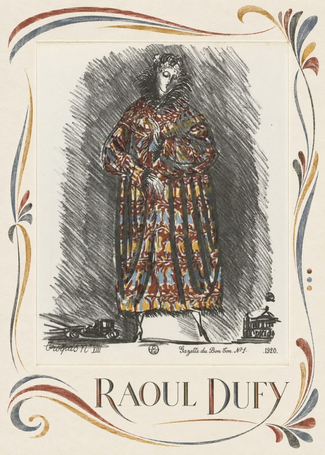 Raoul Dufy Croquis N. Viii No4 - Poster