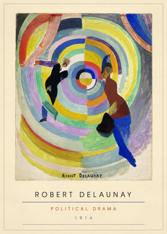 Robert Delaunay Political Drama No3 - Poster
