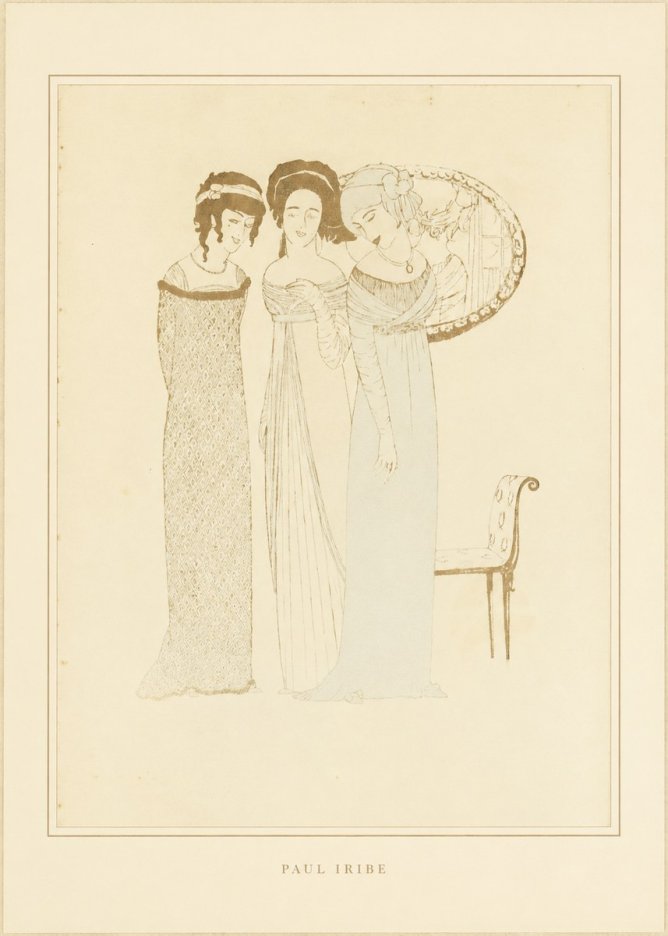 Paul Iribe Elegant Figures No4 - Poster