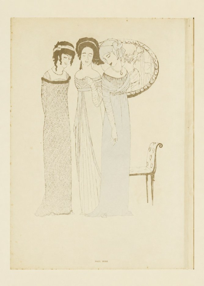 Paul Iribe Elegant Figures No5 - Poster