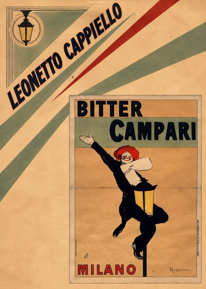 Leonetto Cappiello Bitter Campari II No5 - Poster