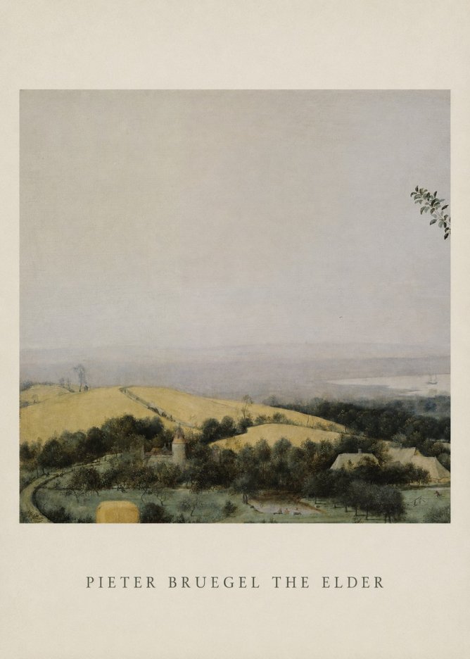 Pieter Bruegel The Harvesters VI No4 - Poster